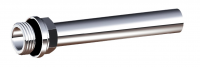 Трубка хромированная, медная, ф15, L=200 мм, 1/2", НР, с EPDM FAR