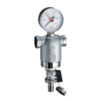 Фильтр 1" ВР-ВР, с манометром, 100мкм, Max: 95 °C, 25 бар