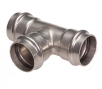 Тройник равнопроходной, 22 х 22 х 22, IBP BPress Inox (арт.TECE PS51300222222)