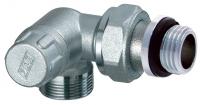 Вентиль запорный трехосевой левосторонний, 1/2", М24х19, EPDM FAR