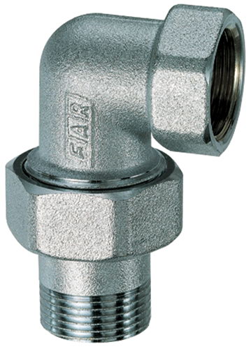 Фитинг угловой трехсоставной 1", ВР-американка FAR