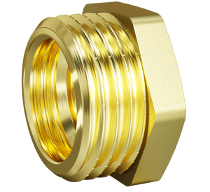 Футорка LD Pride DN15х8 (1/2" НР х 1/4" ВР) латунь
