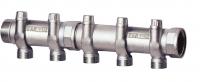 Коллектор запорный 1 1/2", ВР-НР, 2 отвода М33х1,5, для труб 20-26 мм FAR