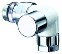 Комплект трехосевой 1/2" с гайкой М24*19 правый, бел.матов.