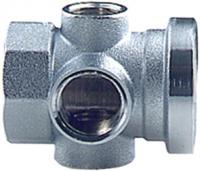 Хр. узел-переход.(3/8"-3/8"-1/2"), 1 1/4" ВР