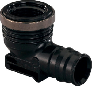 Угольник Q&E с ВР 25-RP3/4", PPSU, Uponor