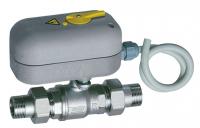 Кран шаровой 2-х ход., 3/4", НР-НР, зонный, 220 В, 8 сек, с ручной деблокировкой FAR