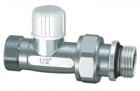 Вентиль запорный прямой 3/8" М24х19, уплотнение EPDM
