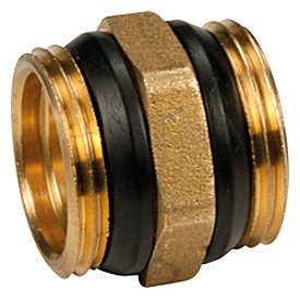 Ниппель нехромированный с уплотнением 1/2"