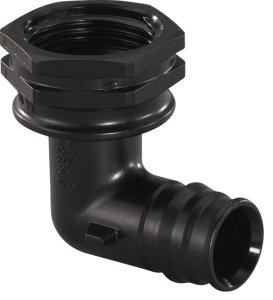 Угольник Q&E с накидной гайкой 16-1/2", PPSU, Uponor