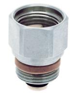 Клапан обратный 3/8", для воздухоотводчика, хромированный FAR