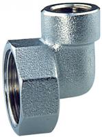 Переходник угловой, 1"х3/8", ВР-ВР, хромированный FAR