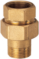 Фитинг прямой 3/4", латунь FAR