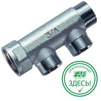 Коллектор 3/4" (ВР-НР) с 2 отв. М24х19 (межосев. 36 мм)