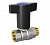 Кран шаровой LD Pride 3/4", ВР-НР, черн. высокая ручка, никель