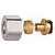 Соединитель обжимной коллекторный евроконус для PEX трубы ф16x2.2-3/4" Kromwell