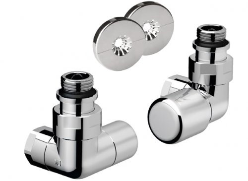 Комплект трехосевой 1/2" с гайкой М24*19 правый, сереб.