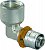 Угольник S-PRESS с ВР 20-RP3/4" '10В, латунь, Uponor