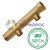 Коллектор 1", ВР-НР, 2 отвода 1/2", НР, межосевое 100 мм FAR