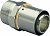 Штуцер S-PRESS с НР 40-R1 1/2" '5И, латунь, Uponor