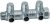Коллектор запорный 3/4", ВР-НР, 3 отвода 1/2"EU, НР, (аналог FK 3879 341203) FAR Коллектор запорный 3/4", ВР-НР, 3 отвода 1/2"EU, НР, (аналог FK 3879 341203) FAR