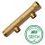 Коллектор 1", ВР-НР, 2 отвода 1/2", НР, межосевое 100 мм FAR