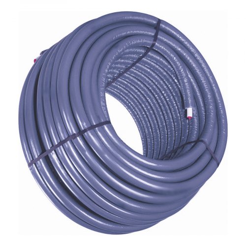 Труба Radi Pipe PE-Xa/EVOH, PN10, ф16х2,2 мм, бухта 100 м, в теплоизоляции 6 мм, цвет синий USYSTEMS