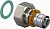 Штуцер S-PRESS с накидной гайкой 20-G3/4" '10В, латунь, Uponor
