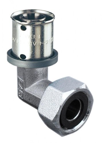 Пресс-угольник 20х2, с накидной гайкой, 3/4" FAR