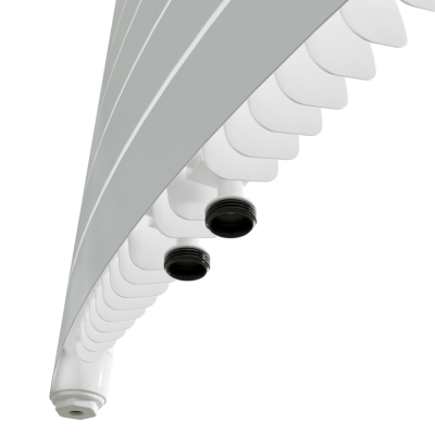 Радиатор биметаллический вертикальный Rifar Convex Ventil 500/18, (без H-образного узла)