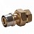 Фитинг-переходник "мультипресс" из 3 частей с ВР 1/2"x(16x2), для труб GIACOTHERM, GIACOFLEX