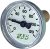 Термометр 3/8", торцевое соединение, 0...120°С, зонд 36 мм, ф40 мм FAR