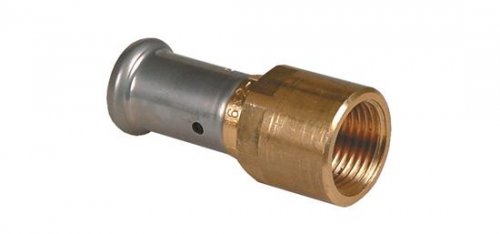 Муфта ВР, латунь пресс, 26х1" Henco