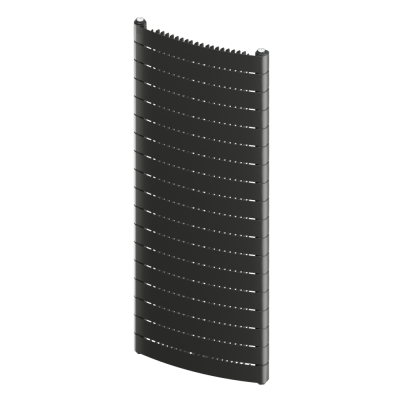 Радиатор биметаллический вертикальный Rifar Convex Ventil 500/18, (без H-образного узла) Titan