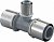 Тройник S-PRESS 32-25-32 '5Щ, PPSU, Uponor