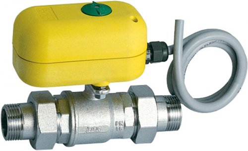 Кран шаровой 2-х ход., с сервоприводом., 1", НР-НР, зонный, 220 В FAR