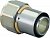 Штуцер S-PRESS с ВР 40-RP1" 1/2 '5А, латунь, Uponor
