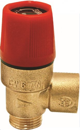 Клапан предохранительный 1/2", 6 бар Kromwell