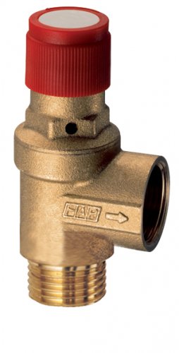 Клапан предохранительный автоматический 1/2"-3/4", НР-ВР, 8 бар FAR