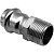 Муфта-пресс НР 22x1/2", нержавеющая сталь, Kromwell