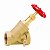 Вентиль запорный под трубку CIM 999UN, 3/4", ВР Cimberio
