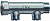 Коллектор 1" (ВР-НР) с 2 отв. 1/2" НР (межосев. 50 мм), под плоск.упл.