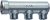 Коллектор концевой 3/4", ВР, 3 отвода 1/2", НР, межосевое 36 мм FAR