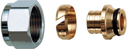 Концовка для пласт. труб 16х2,2 евроконус 3/4" (замена на FC 6075 823855)