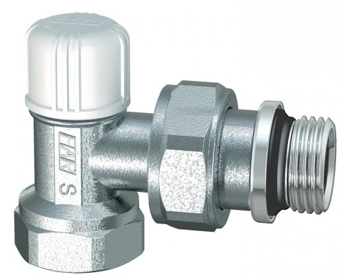Вентиль запорный угловой, 1/2", ВР, EPDM (аналог FV 1200 12) FAR
