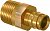 Штуцер Q&E НР 40-G1" 1/4, '40Ф, DR-латунь, Uponor