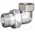 Сгон разъемный угловой (американка) Pride DN15 (1/2"), ВР/НР, латунь никель LD