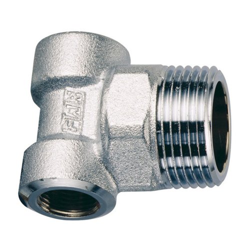 Тройник концевой для коллекторов, 1 1/4"х1/2"х1/2", НР-ВР-ВР, хромированный FAR
