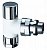 Вентиль запорный угловой TopFAR, 1/2", М24х19, EPDM, цвет серебро/белая эмаль FAR