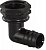 Угольник Q&E с накидной гайкой 16-1/2", PPSU, Uponor